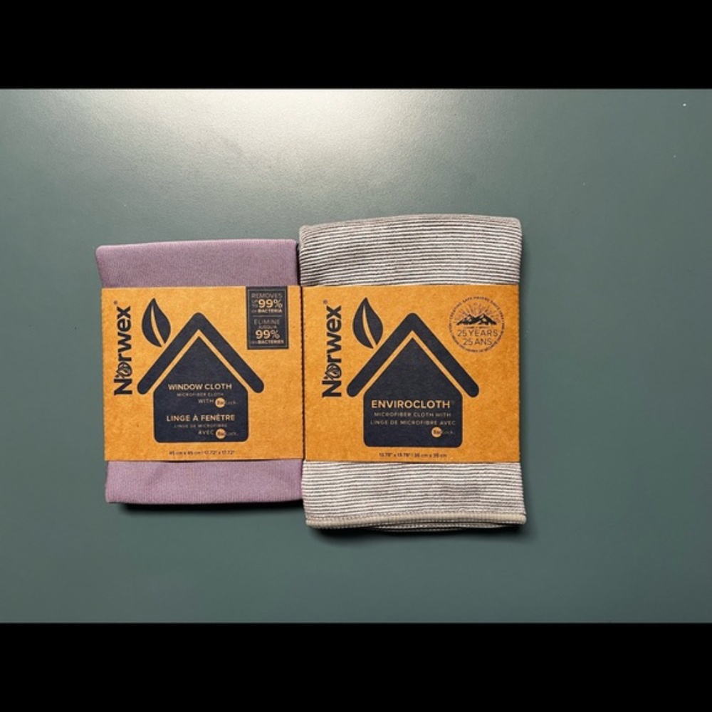 Norwex envirocloth and window cloth set